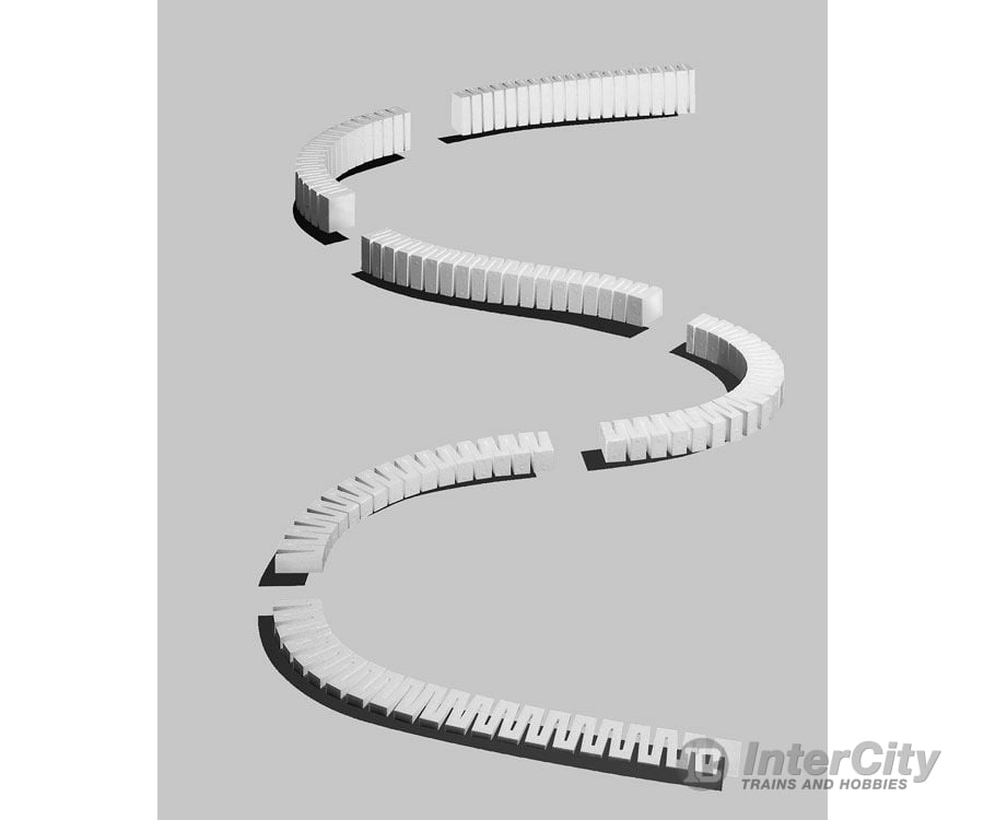 Woodland Scenics 1416 Incline Set-3% (0 (0-4.5’’ In 12’) (6/Pk) Landform Building