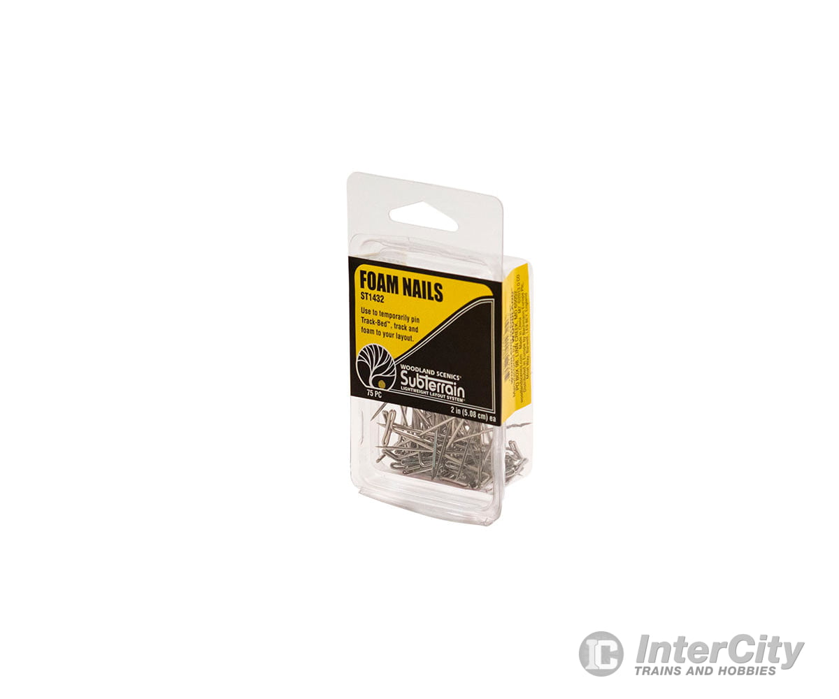 Woodland Scenics 1432 Foam Nails - 2’ (75/Pk) Tools