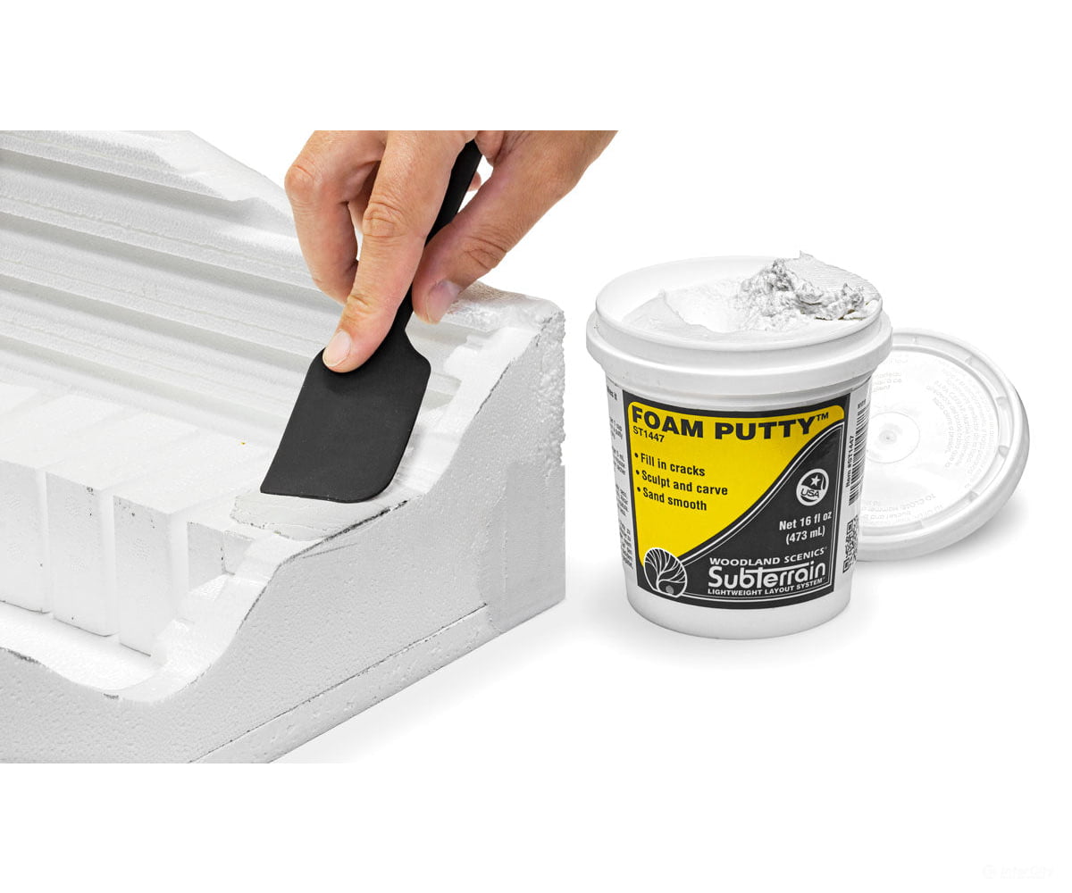 Woodland Scenics 1447 Foam Putty (Pint) Glues & Adhesives