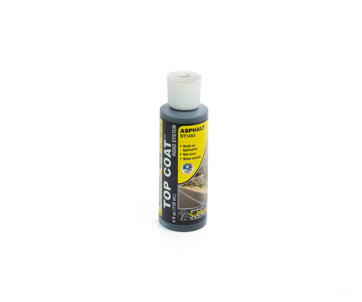 Woodland Scenics 1453 Top Coat Asphalt Paving (4 Oz) Roads & Streets