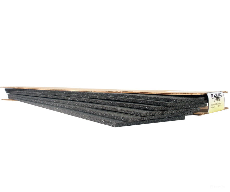 Woodland Scenics 1460 Trackbed Sheets 1/8’X3 - 1/4X24’ (N) (6/Pk) Ballast & Roadbed