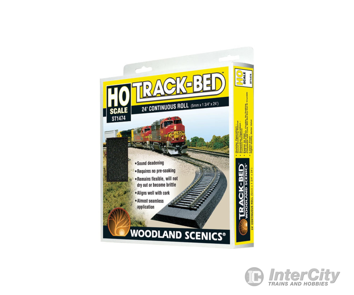 Woodland Scenics 1474 Trackbed - 24’ Roll Ho Scale Ballast & Roadbed