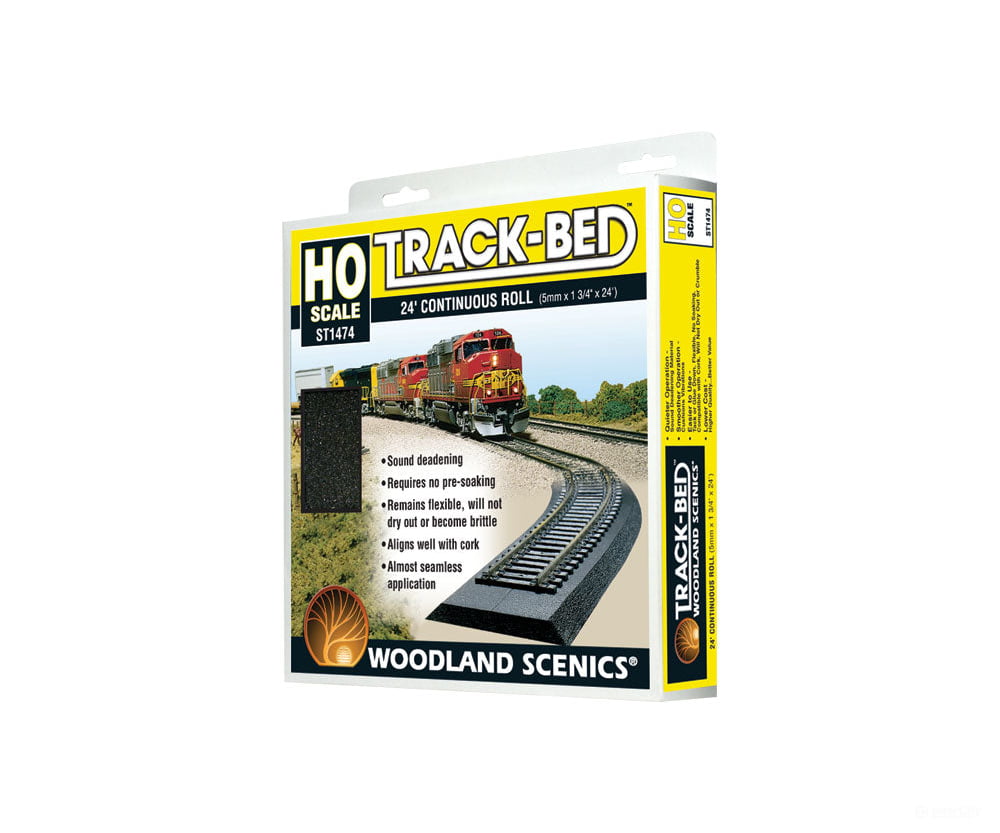 Woodland Scenics 1474 Trackbed - 24’ Roll Ho Scale Ballast & Roadbed