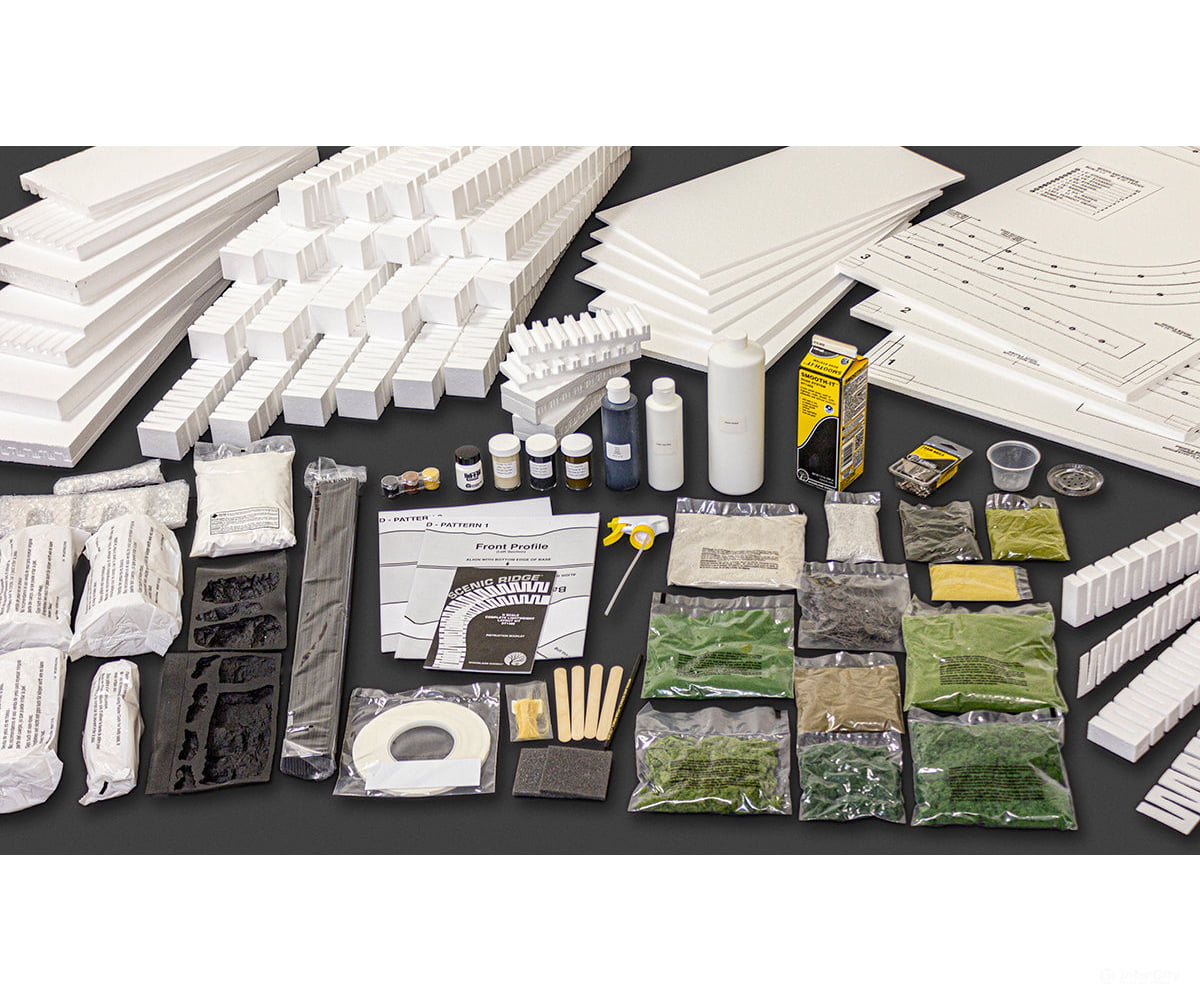 Woodland Scenics 1482 Scenic Ridge Layout Kit (N) Kits