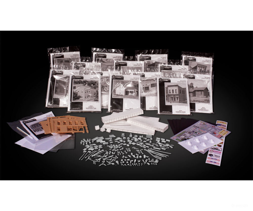 Woodland Scenics 1486 City & Industry Building Set (Ho) Layout Kits
