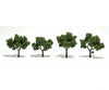 Woodland Scenics 1503 Ready-Lgt Grn (2’’-3’’) (4/Pk) Trees & Vegetation