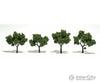 Woodland Scenics 1503 Ready-Lgt Grn (2’’-3’’) (4/Pk) Trees & Vegetation