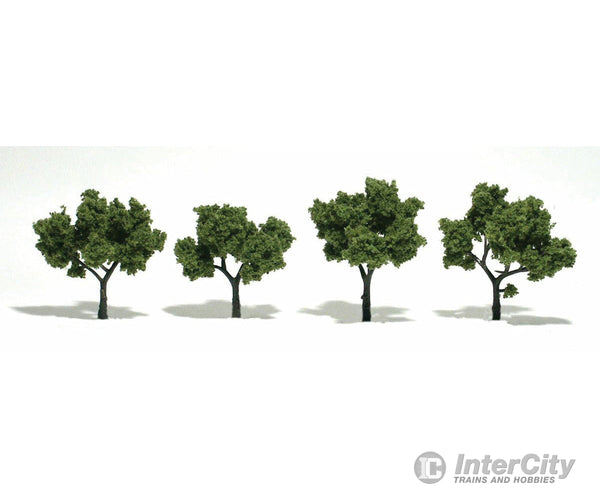 Woodland Scenics 1503 Ready-Lgt Grn (2’’-3’’) (4/Pk) Trees & Vegetation