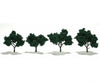 Woodland Scenics 1505 Ready-Drk Grn (2’’-3’’) (4/Pk) Trees & Vegetation