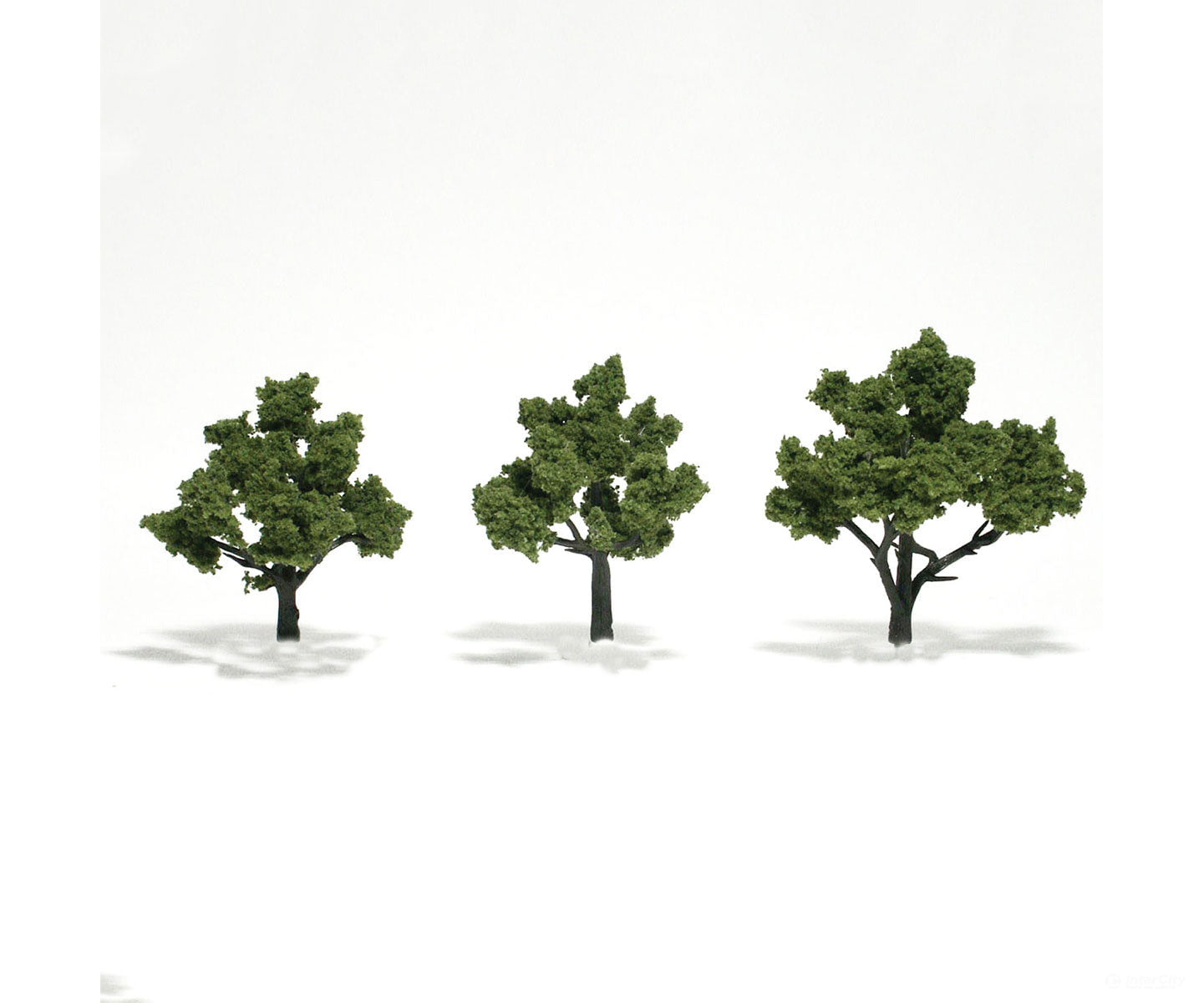 Woodland Scenics 1506 Ready - Lgt Grn (3’ - 4’) (3/Pk) Trees & Vegetation