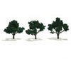 Woodland Scenics 1508 Ready-Drk Grn (3’’-4’’) (3/Pk) Trees & Vegetation