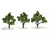 Woodland Scenics 1509 Ready-Lgt Grn (4’’-5’’) (3/Pk) Trees & Vegetation