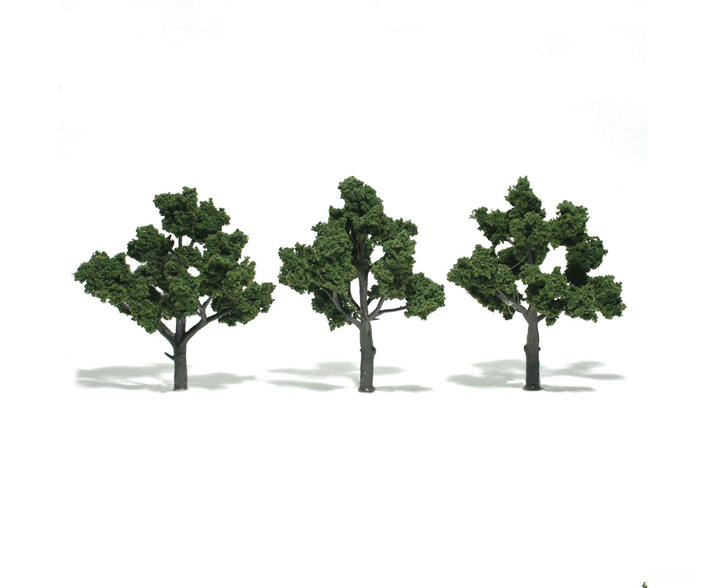 Woodland Scenics 1510 Ready - Med Grn (4’ - 5’) (3/Pk) Trees & Vegetation