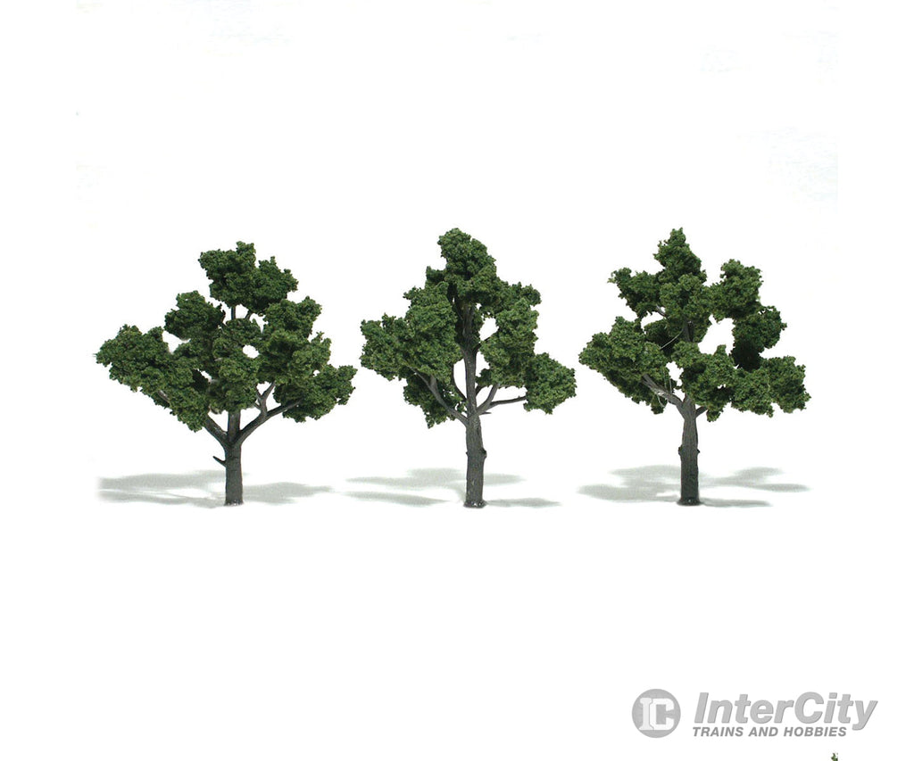 Woodland Scenics 1510 Ready - Med Grn (4’ - 5’) (3/Pk) Trees & Vegetation