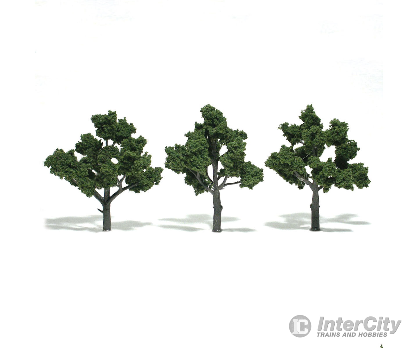 Woodland Scenics 1510 Ready - Med Grn (4’ - 5’) (3/Pk) Trees & Vegetation