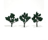 Woodland Scenics 1511 Ready - Drk Grn (4’ - 5’) (3/Pk) Trees & Vegetation