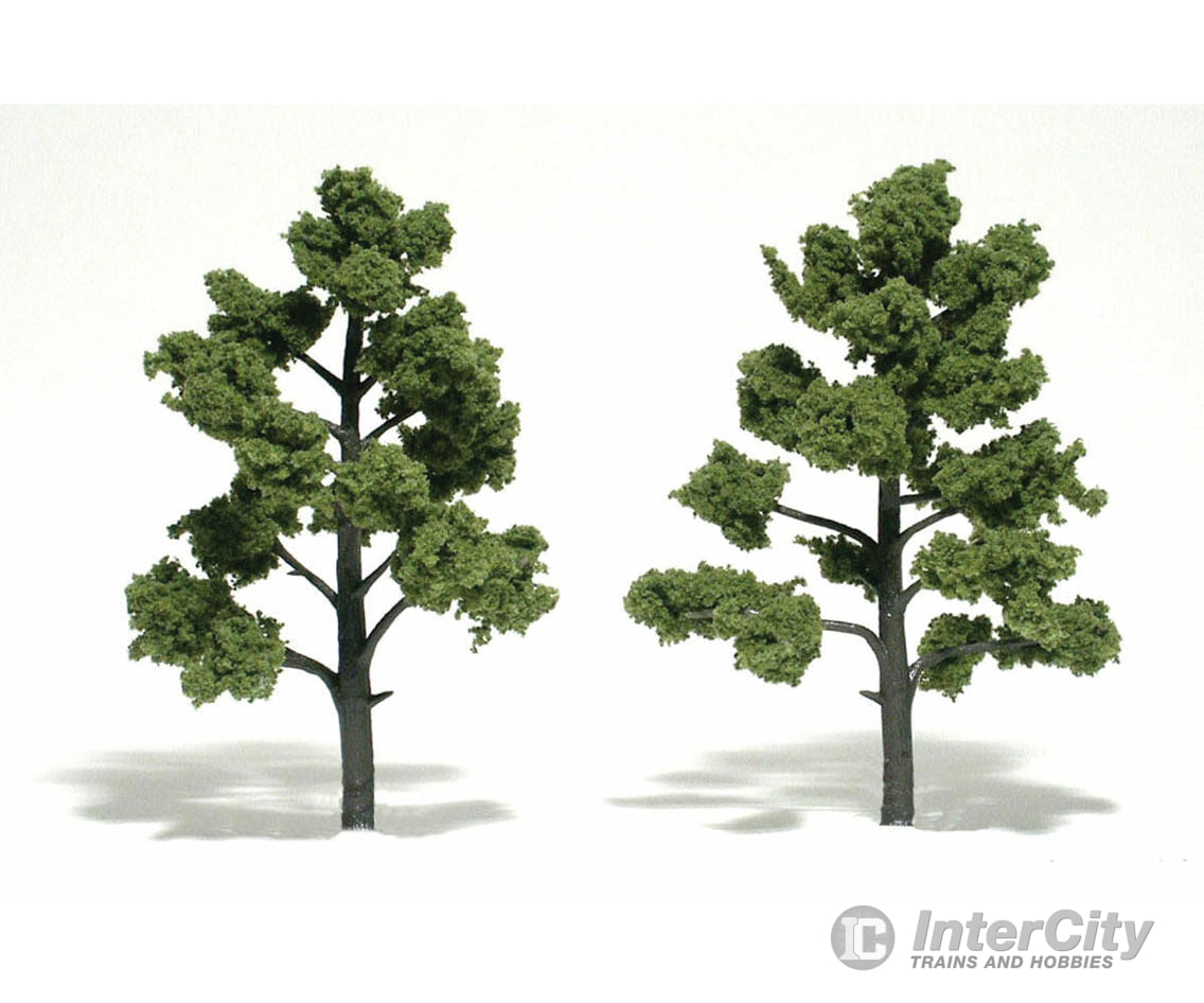 Woodland Scenics 1512 Ready-Lgt Grn (5’’-6’’) (2/Pk) Trees & Vegetation