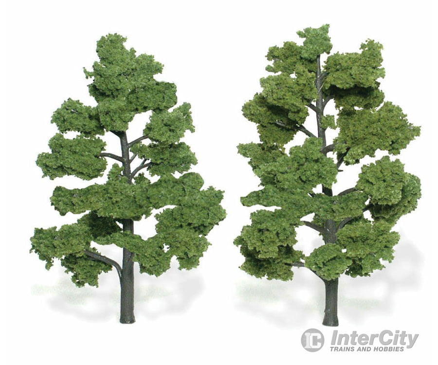 Woodland Scenics 1515 Ready-Lgt Grn (6’’-7’’) (2/Pk) Trees & Vegetation