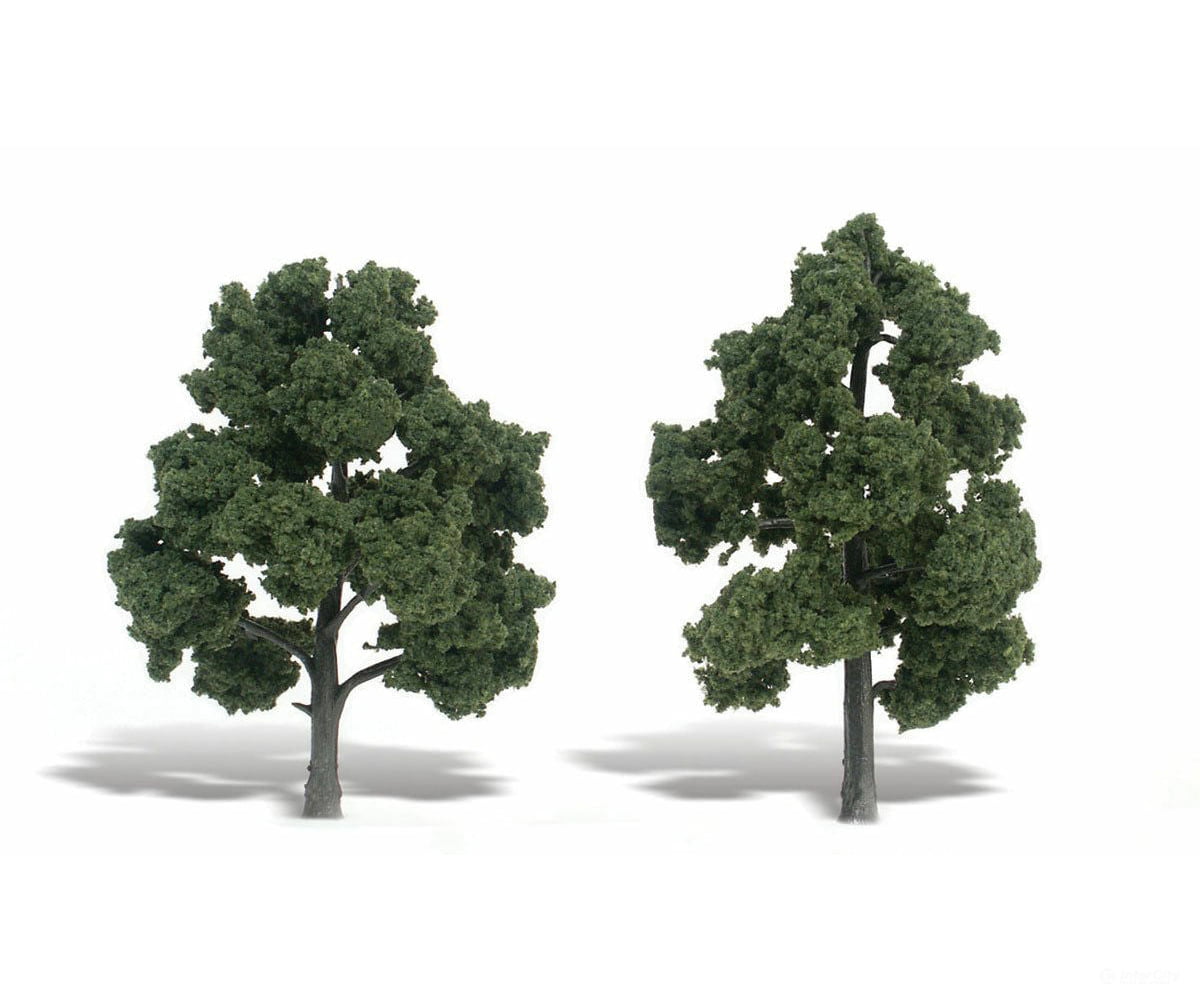 Woodland Scenics 1516 Ready-Med Green (6’’-7’’) (2/Pk) Trees & Vegetation