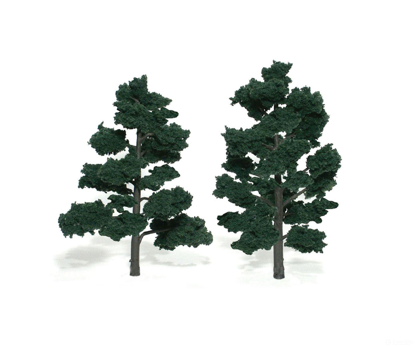 Woodland Scenics 1517 Ready - Drk Green (6’ - 7’) (2/Pk) Trees & Vegetation