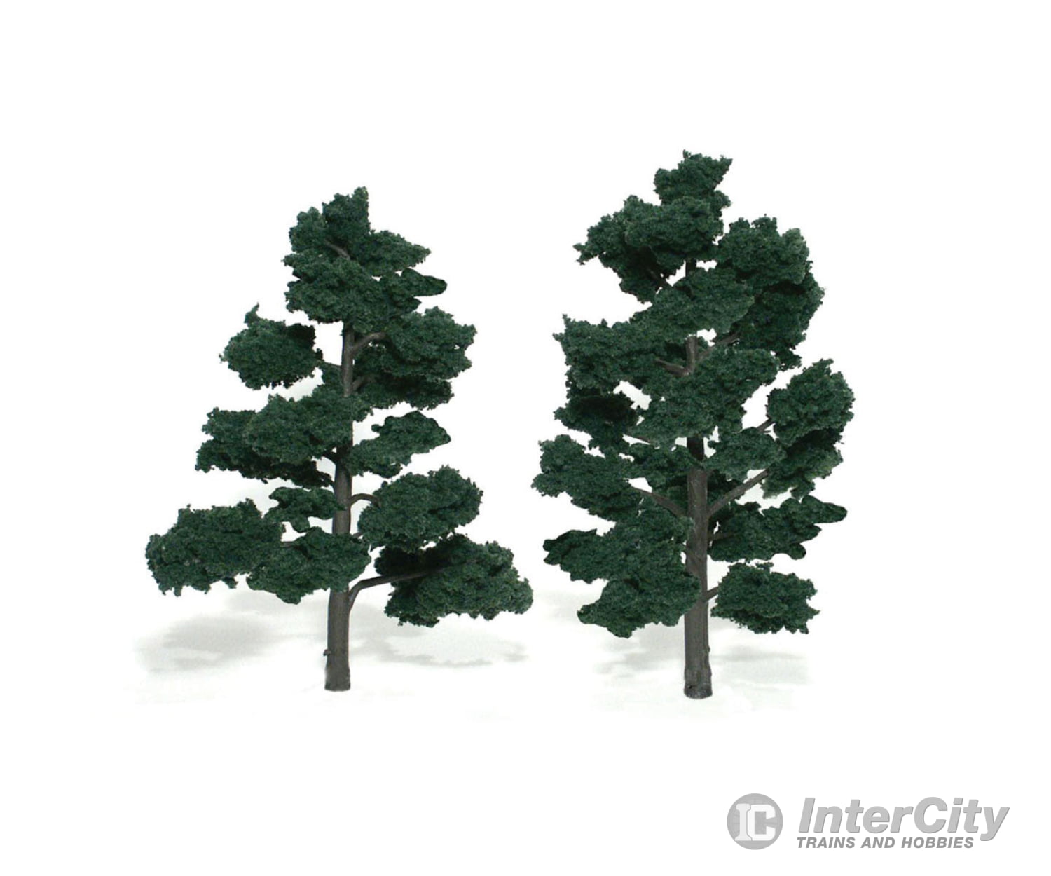 Woodland Scenics 1517 Ready - Drk Green (6’ - 7’) (2/Pk) Trees & Vegetation