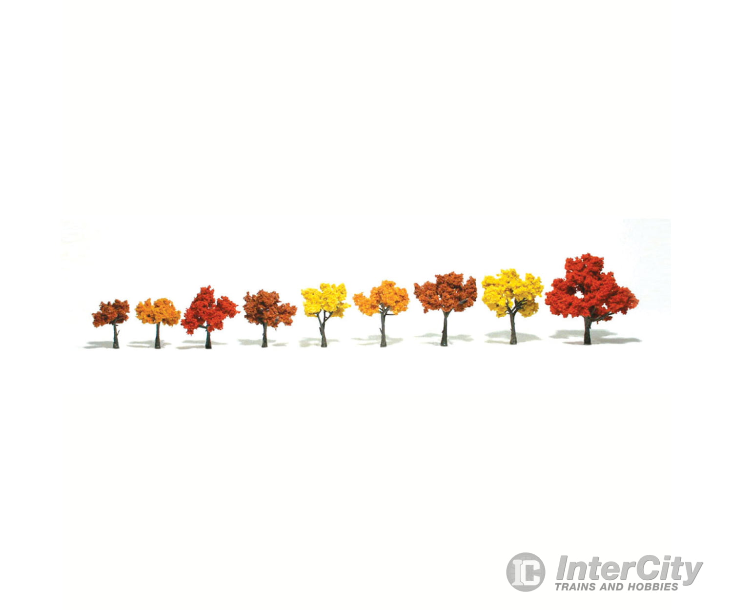 Woodland Scenics 1540 Ready - Fall Mix (1.25’ - 3’) (9/Pk) Trees & Vegetation