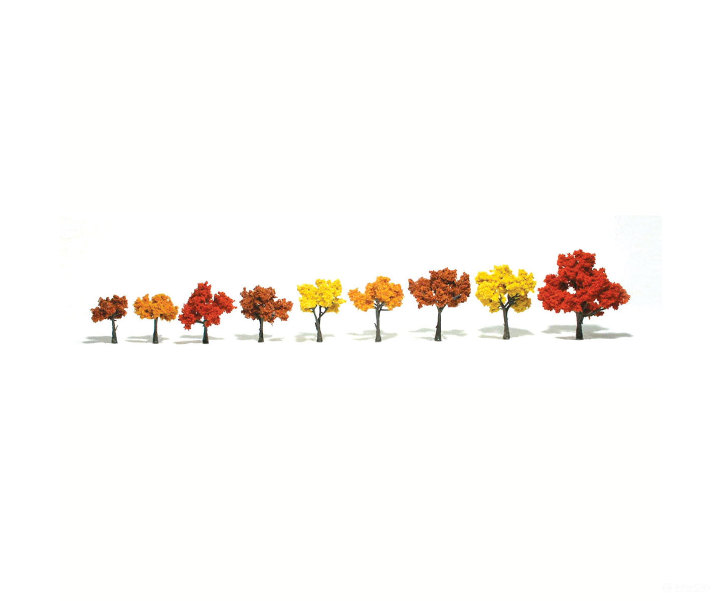 Woodland Scenics 1540 Ready - Fall Mix (1.25’ - 3’) (9/Pk) Trees & Vegetation
