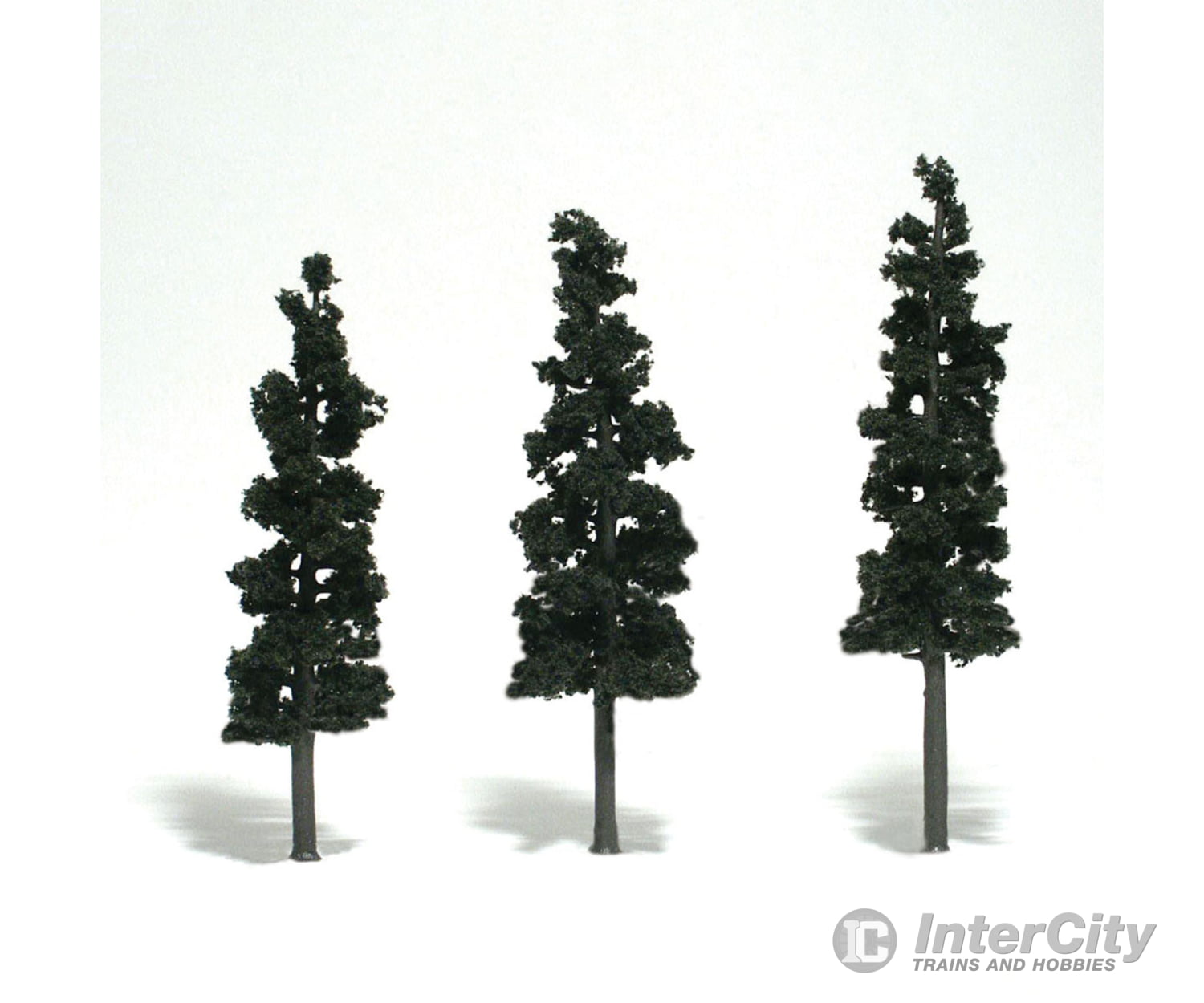 Woodland Scenics 1562 Ready - Conifer Grn (6’ - 7’) (3/Pk) Trees & Vegetation