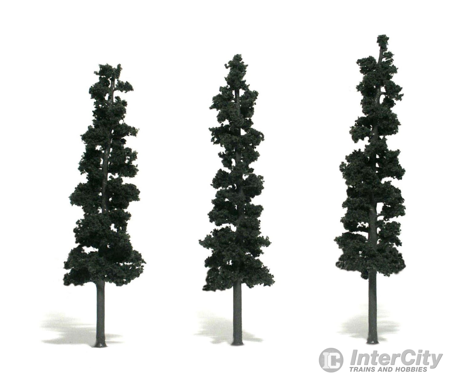 Woodland Scenics 1563 Ready - Conifer Grn (7’ - 8’) (3/Pk) Trees & Vegetation