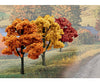 Woodland Scenics 1577 Ready - Fall Colors Deciduous (3’ - 5’) (14/Pk) Trees & Vegetation
