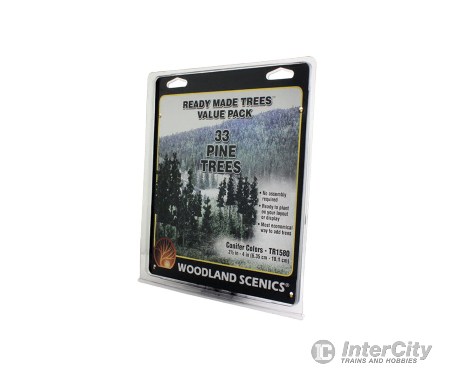 Woodland Scenics 1580 Ready - Conifer Col (2.5’ - 4’) (33/Pk) Trees & Vegetation