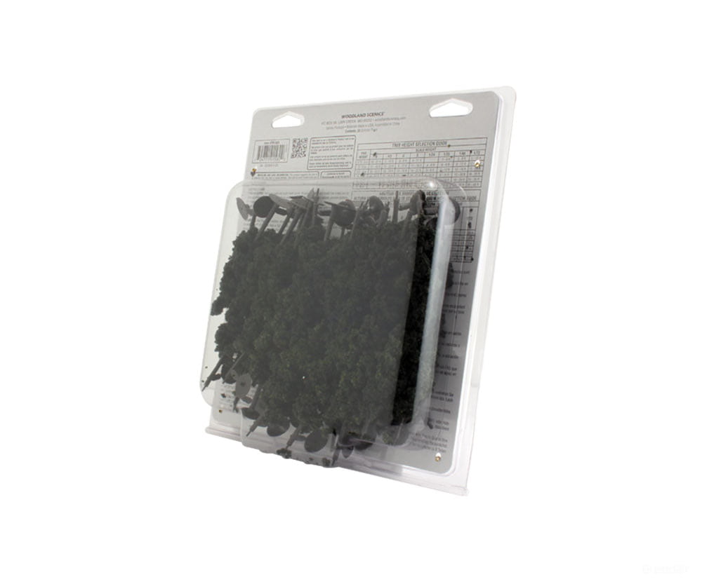 Woodland Scenics 1580 Ready - Conifer Col (2.5’ - 4’) (33/Pk) Trees & Vegetation