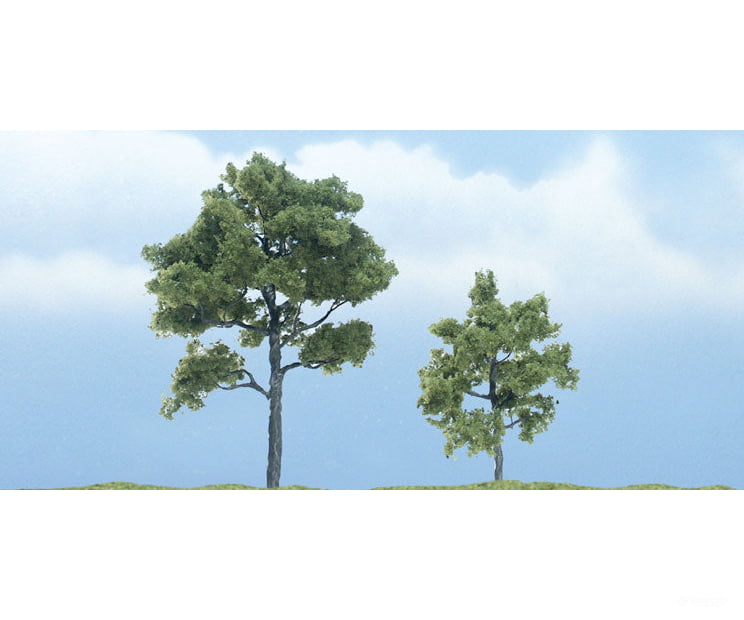 Woodland Scenics 1607 Ready Made Premium Trees(Tm) - Deciduous - - Locust 1 Each; 1 - 3/4 & 2 -