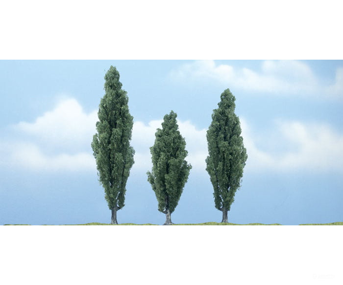 Woodland Scenics 1611 Ready Made Premium Trees(Tm) - Deciduous - - Poplar 1 Each; 3 - 1/2 4 & 4 -