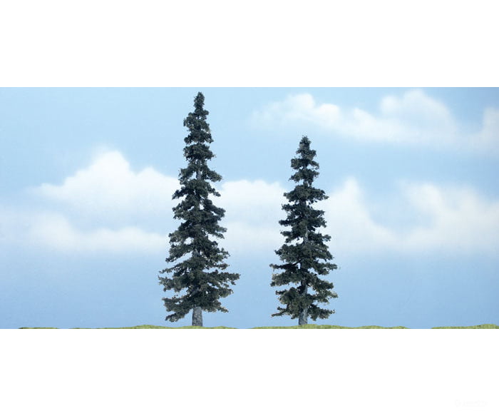 Woodland Scenics 1621 Ready Made Premium Trees(Tm) - - Spruce - 1 Each: 4 - 7/8 & 4’ 12.4 10.2Cm