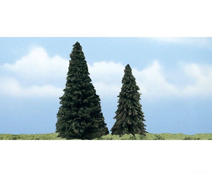 Woodland Scenics 1626 Prem Evergreen (4’ - 5’) (2/Pk) Trees & Vegetation