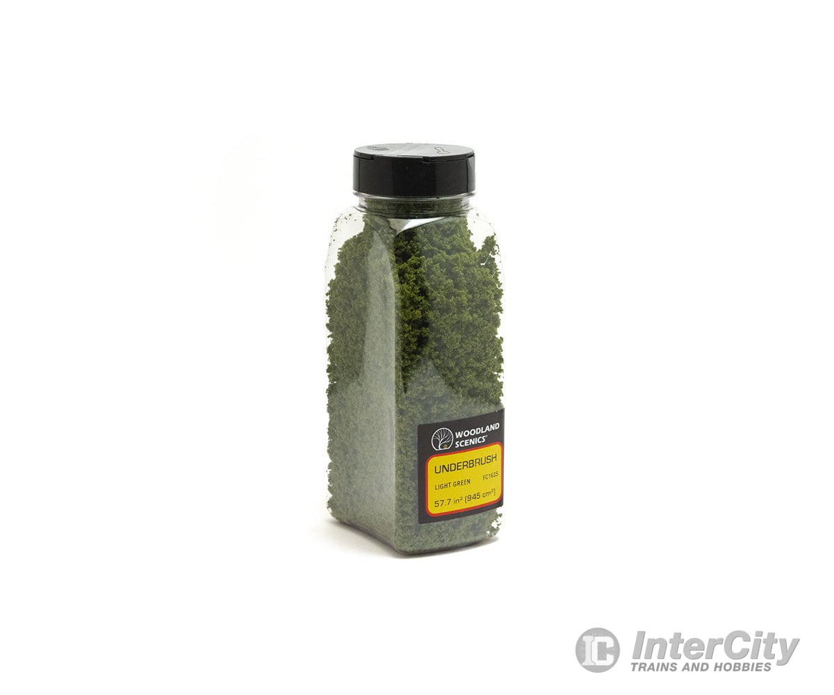 Woodland Scenics 1635 Shaker Underbrush Light Green (32 Oz) Trees & Vegetation