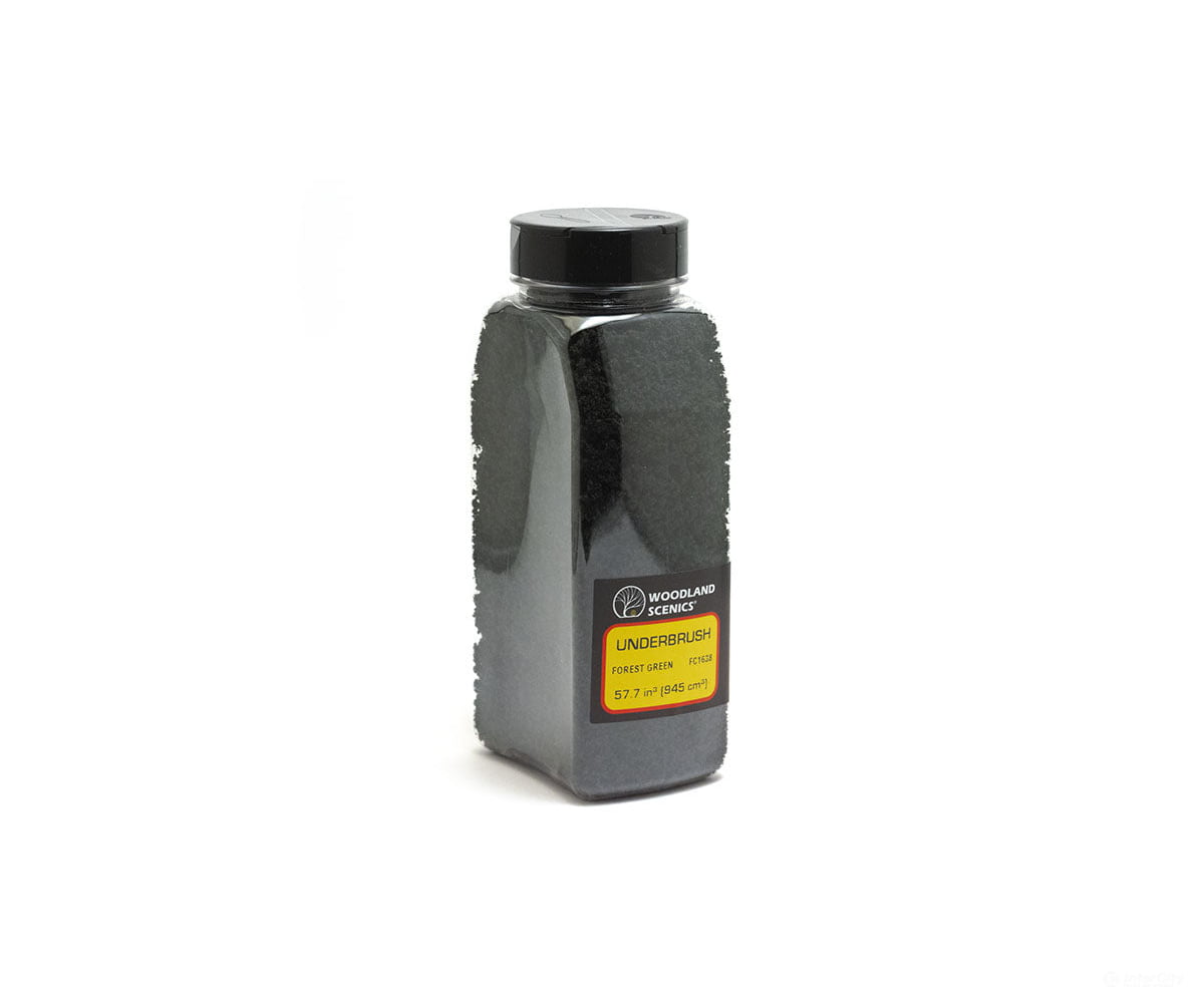 Woodland Scenics 1638 Shaker Underbrush Forest Green (32 Oz) Trees & Vegetation