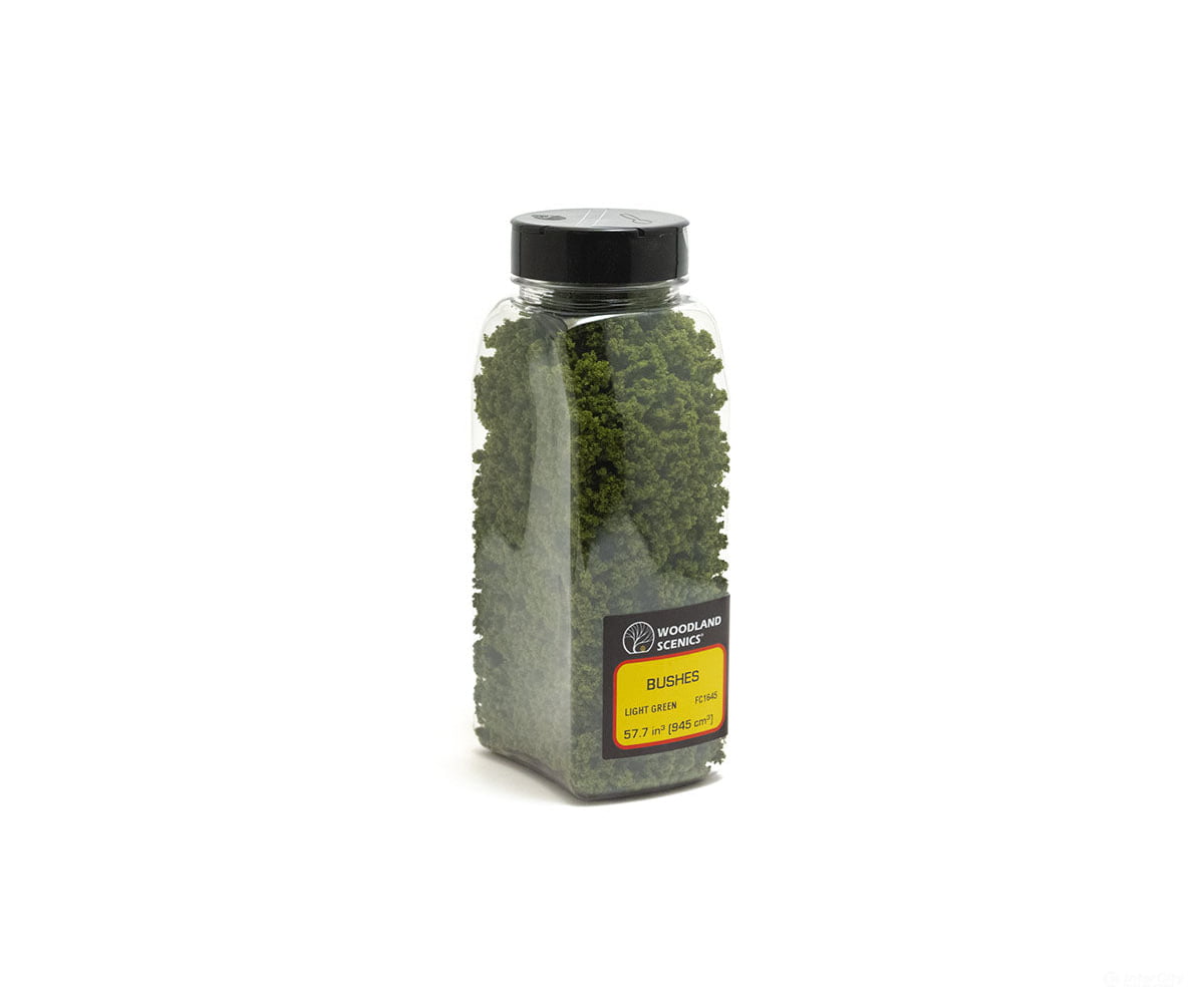 Woodland Scenics 1645 Shaker Bush - Light Green (32 Oz) Trees & Vegetation