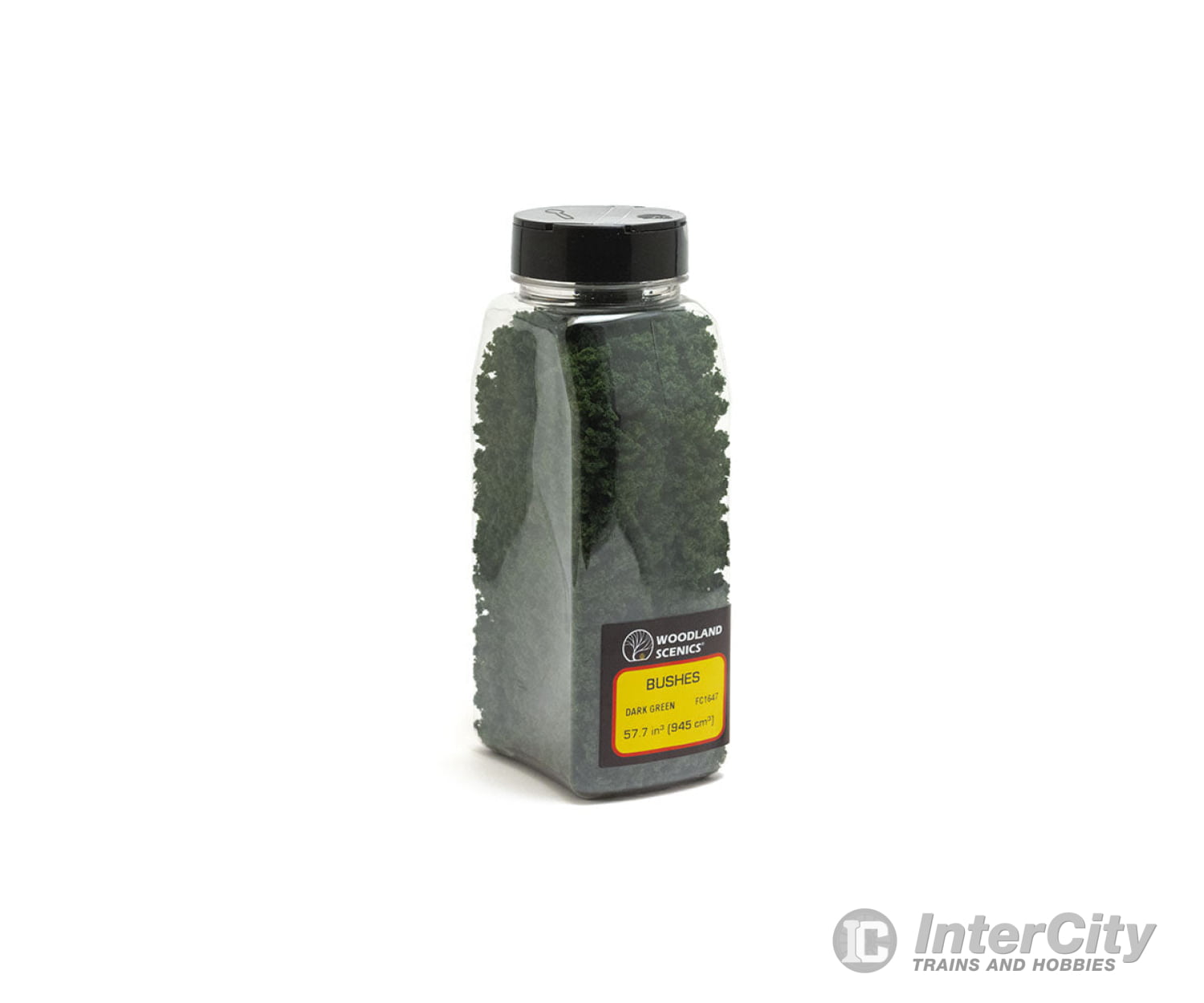 Woodland Scenics 1647 Shaker Bush - Dark Green (32 Oz) Trees & Vegetation