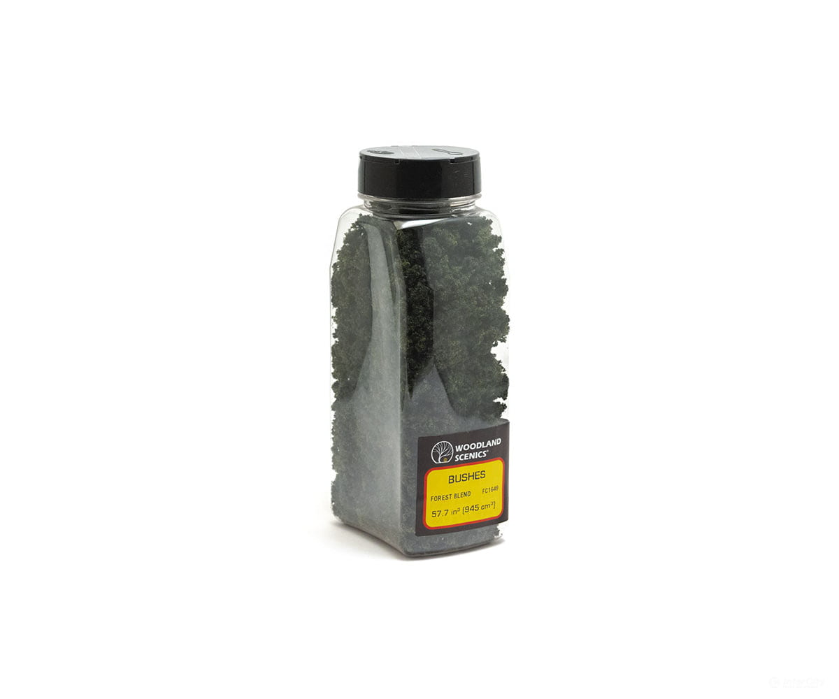 Woodland Scenics 1649 Shaker Bushes Forest Blend (32 Oz) Trees & Vegetation