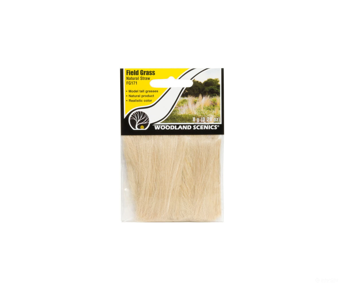 Woodland Scenics 171 Field Grass - Nat. Straw Static Grass & Applicators