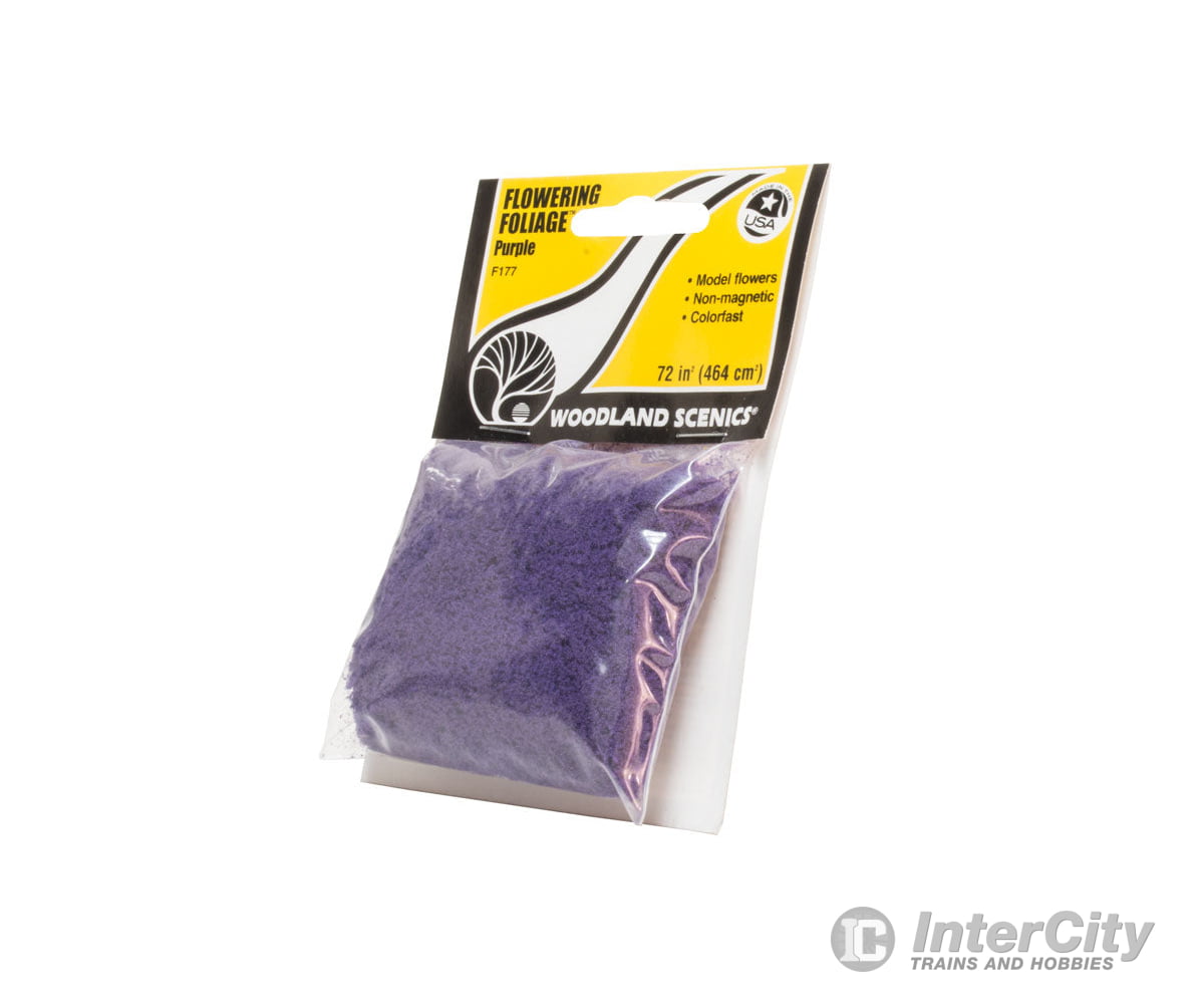 Woodland Scenics 177 Flower Foliage - Pur (Covers 100 Sq.in.) Flock & Turf