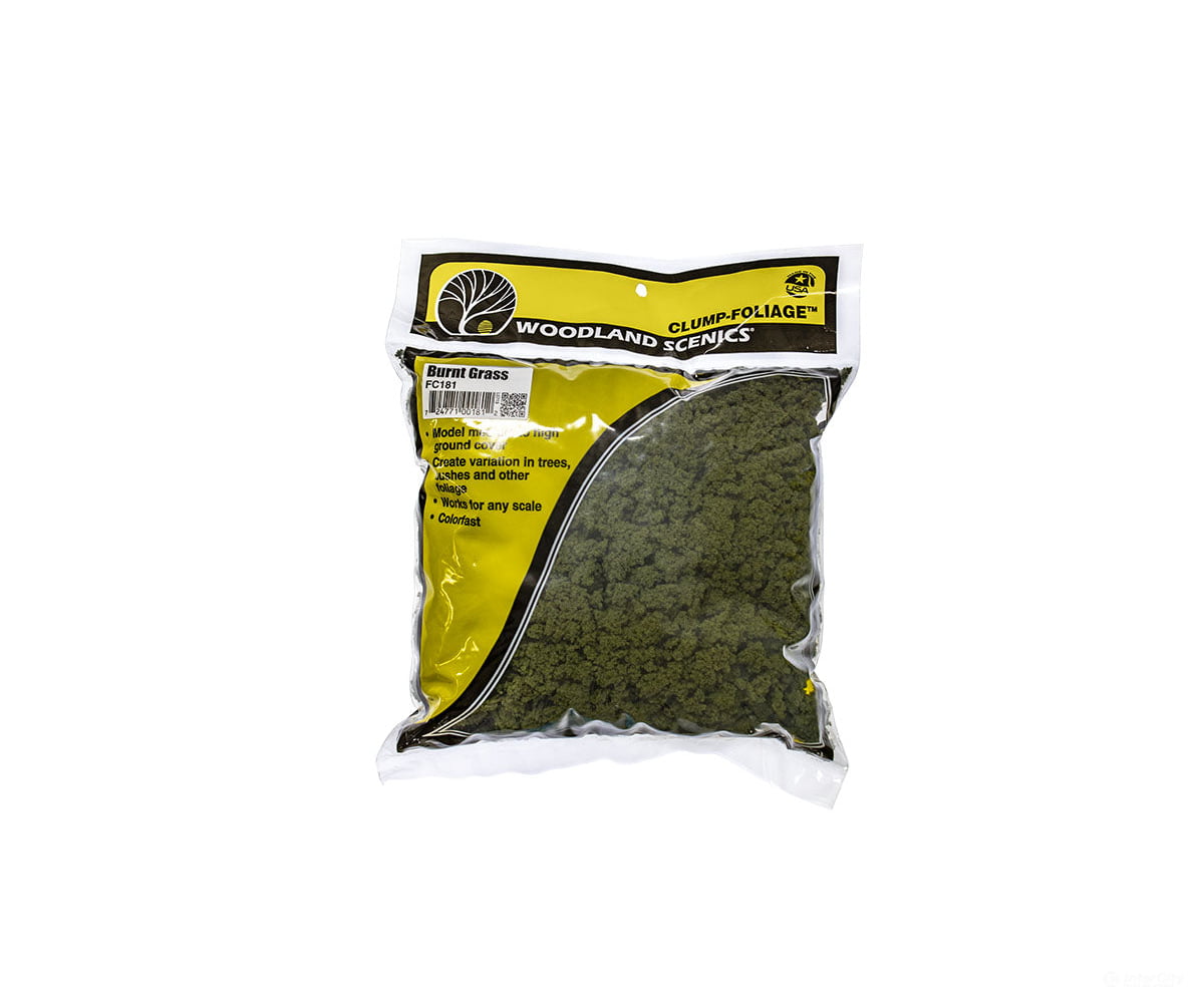 Woodland Scenics 181 Clump Foliage - Burn Green (2.8L) Trees & Vegetation