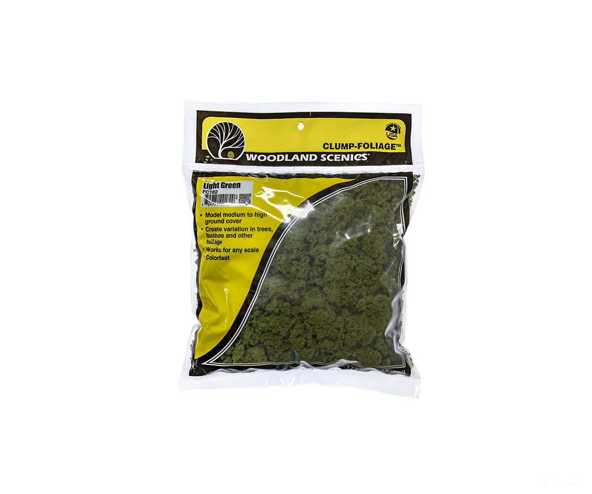 Woodland Scenics 182 Clump Foliage - Ligh Green (2.8L) Trees & Vegetation