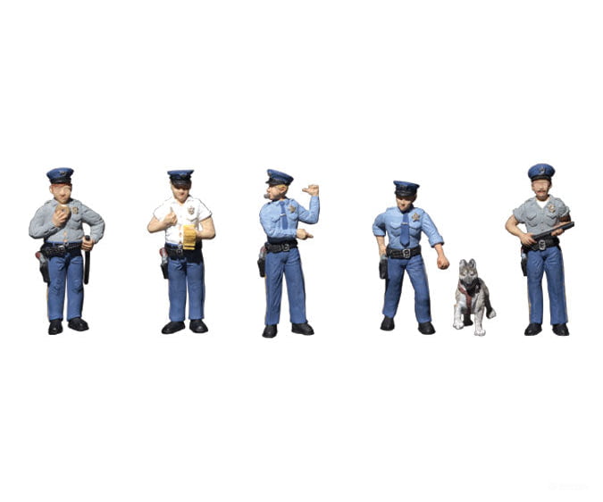 Woodland Scenics 1822 Policemen (Ho) Figures