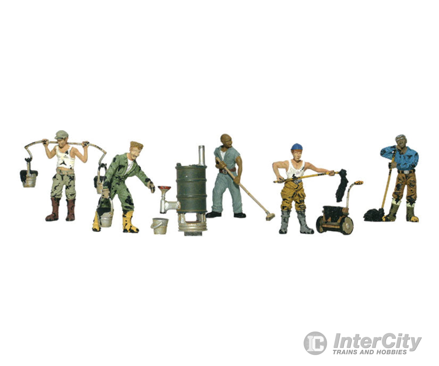 Woodland Scenics 1828 Scenic Accents(R) Figures Roofers Pkg(6)