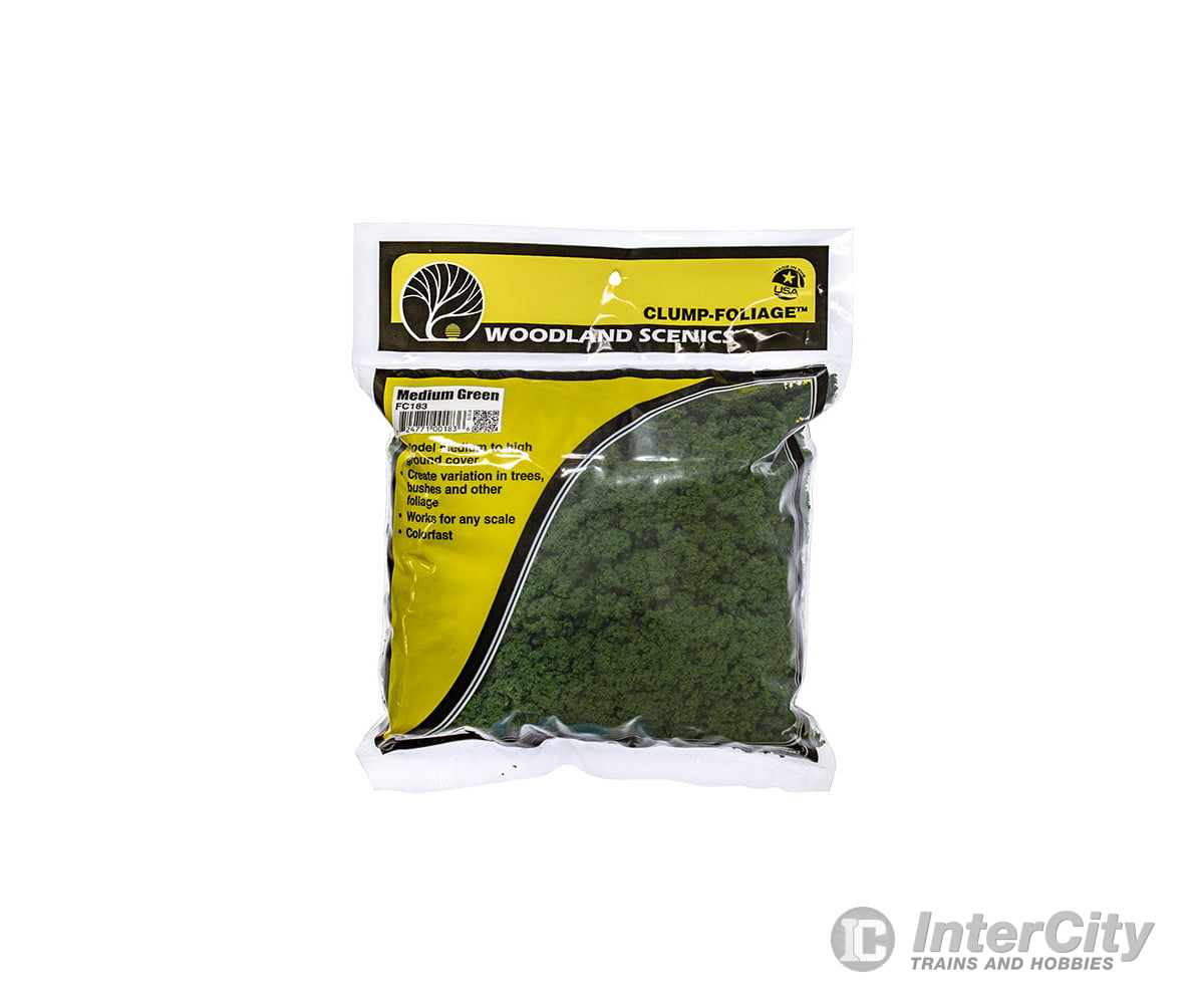 Woodland Scenics 183 Clump Foliage-Med. Green (2.8L) Trees & Vegetation