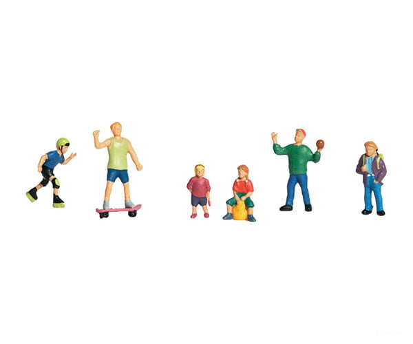 Woodland Scenics 1830 Kids At Play (Ho) Figures