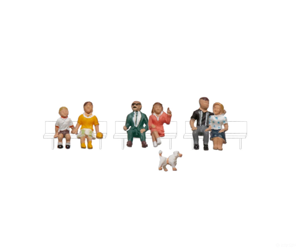 Woodland Scenics 1834 Sit/Wait (Ho) Figures